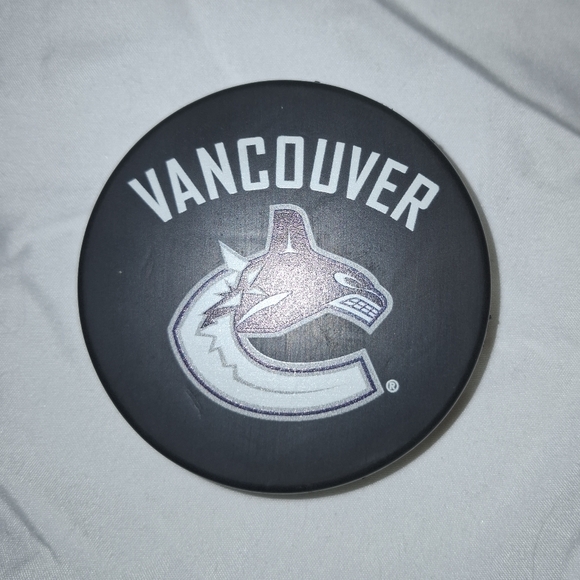 Vancouver Canucks Hockey Puck - Picture 2 of 3
